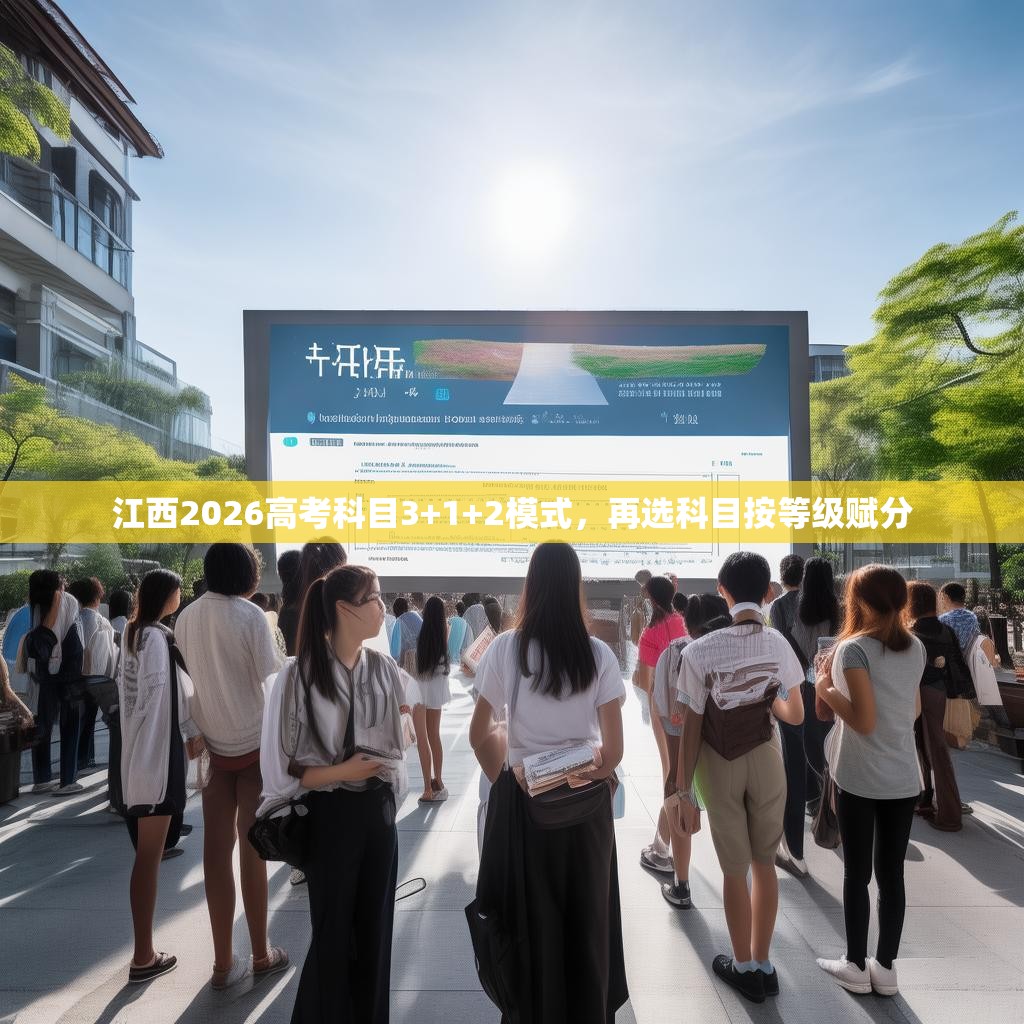 江西2026高考科目3+1+2模式，再选科目按等级赋分