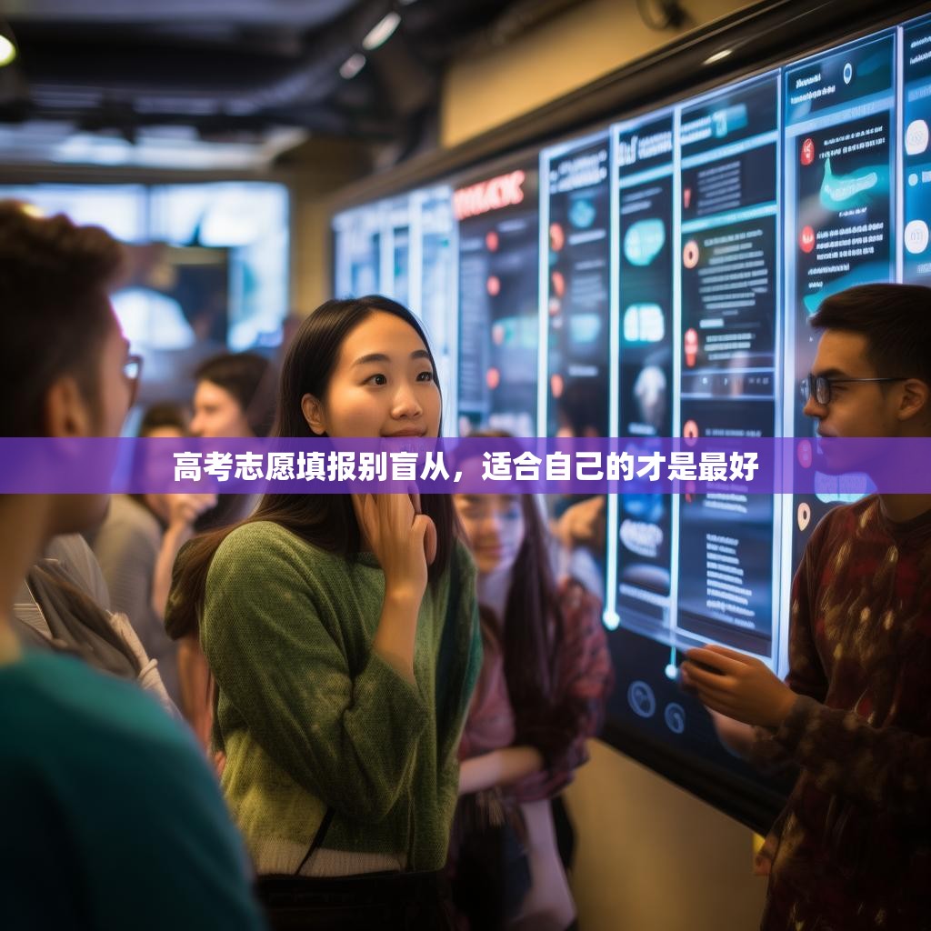 高考志愿填报别盲从，适合自己的才是最好